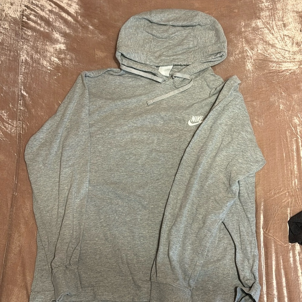 grey nike hoodie